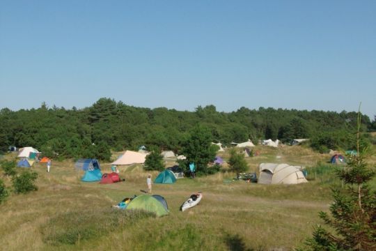 Eingerichtete Zelten auf Schiermonnikoog