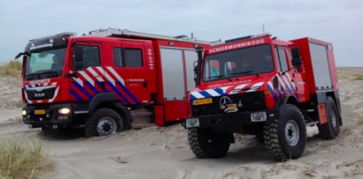 Halbe Kroes, Feuerwehr Schiermonnikoog