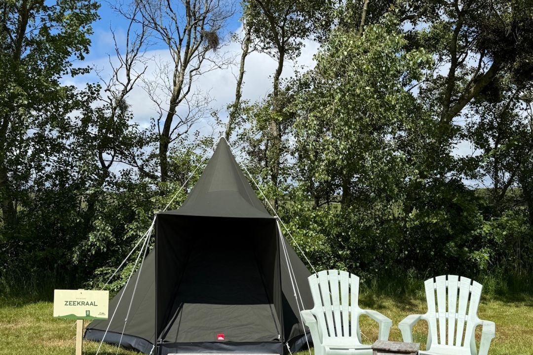 Dünenzelt Zeekraal bei Bauernhof De Oorsprong