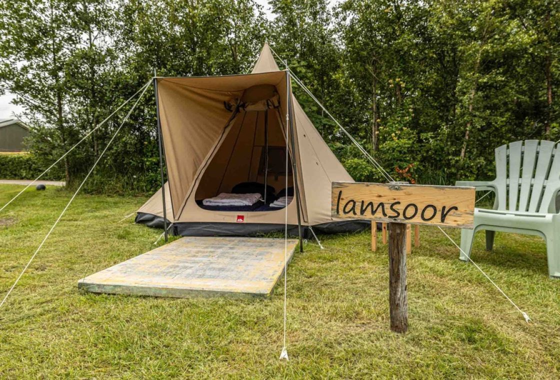 Übernachten im Dünenzelt Lamsoor auf De Oorsprong