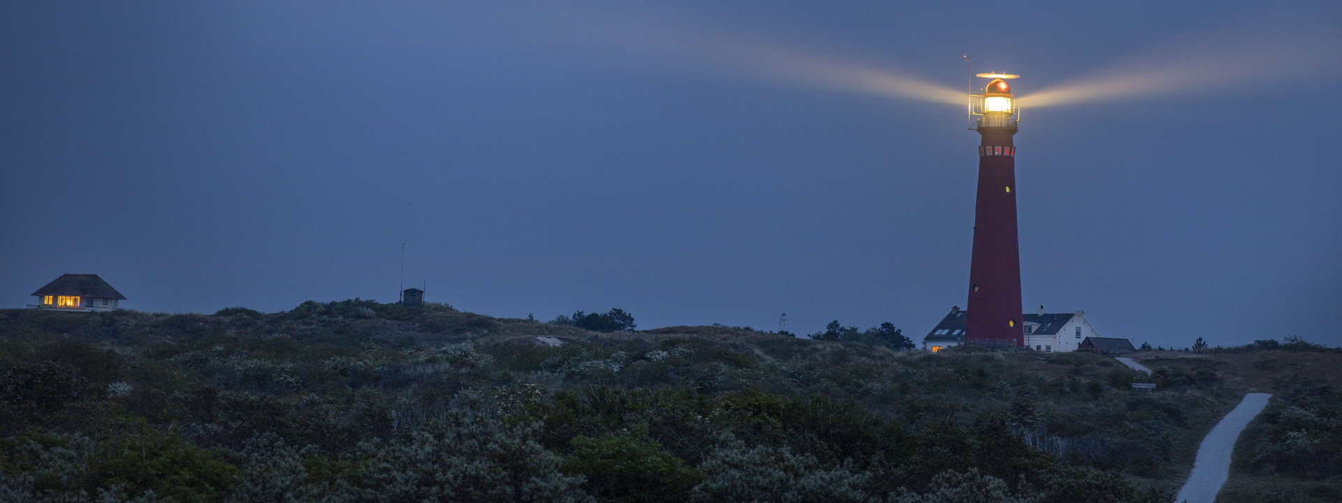 Leuchtturm von insel Schiermonnikoog