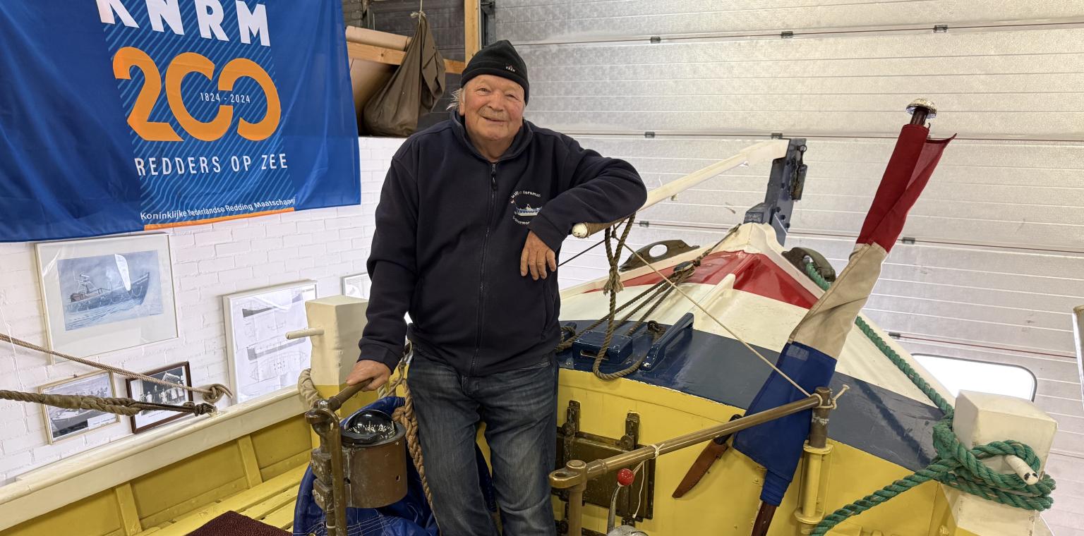 Henk Huizinga kennt das historische Rettungsboot Willem Horsman besser als jeder andere.